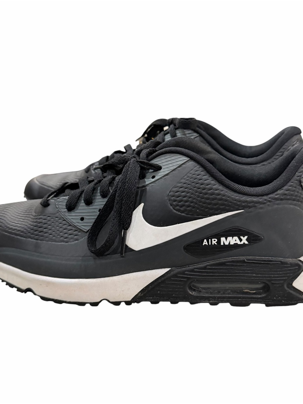 Nike Air Max 90 G Mens 14 Black and White Golf Shoes Sneakers S6 - Picture 2 of 8